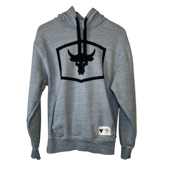 UNDER ARMOUR Project Rock Warm Up Hoodie Men's Sz. Small - Picture 4 of 14